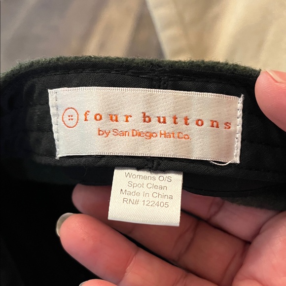 San Diego Hat Company Dark Green Wool Cap - Picture 2 of 4